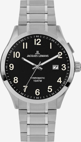 Jacques Lemans Analog Watch in Silver: front
