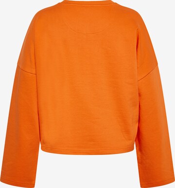 Sweat-shirt IZIA en orange