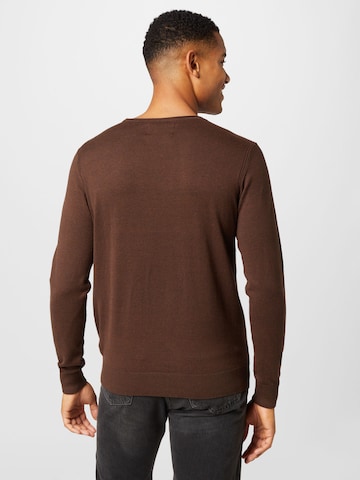 INDICODE JEANS Sweter w kolorze brązowy