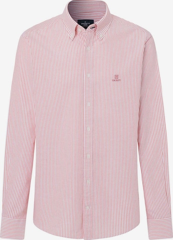 Hackett London Overhemd in Rood: voorkant