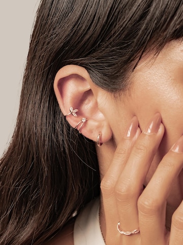 Orecchini 'Blossom and Gem Ear Cuff' di Hey Happiness in oro