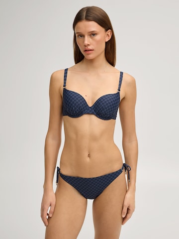 JOOP! Bikinitop ' Bügel-Bikini-Top ' in Blauw: voorkant
