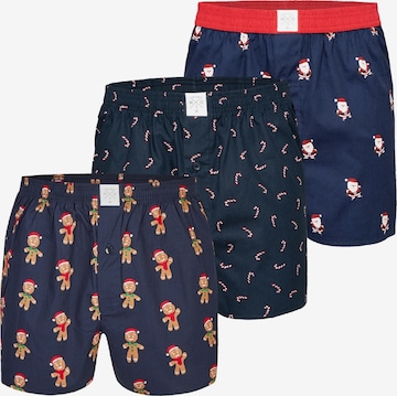 MG-1 Boxershorts in Blau: predná strana