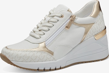 Baskets basses MARCO TOZZI en blanc : devant