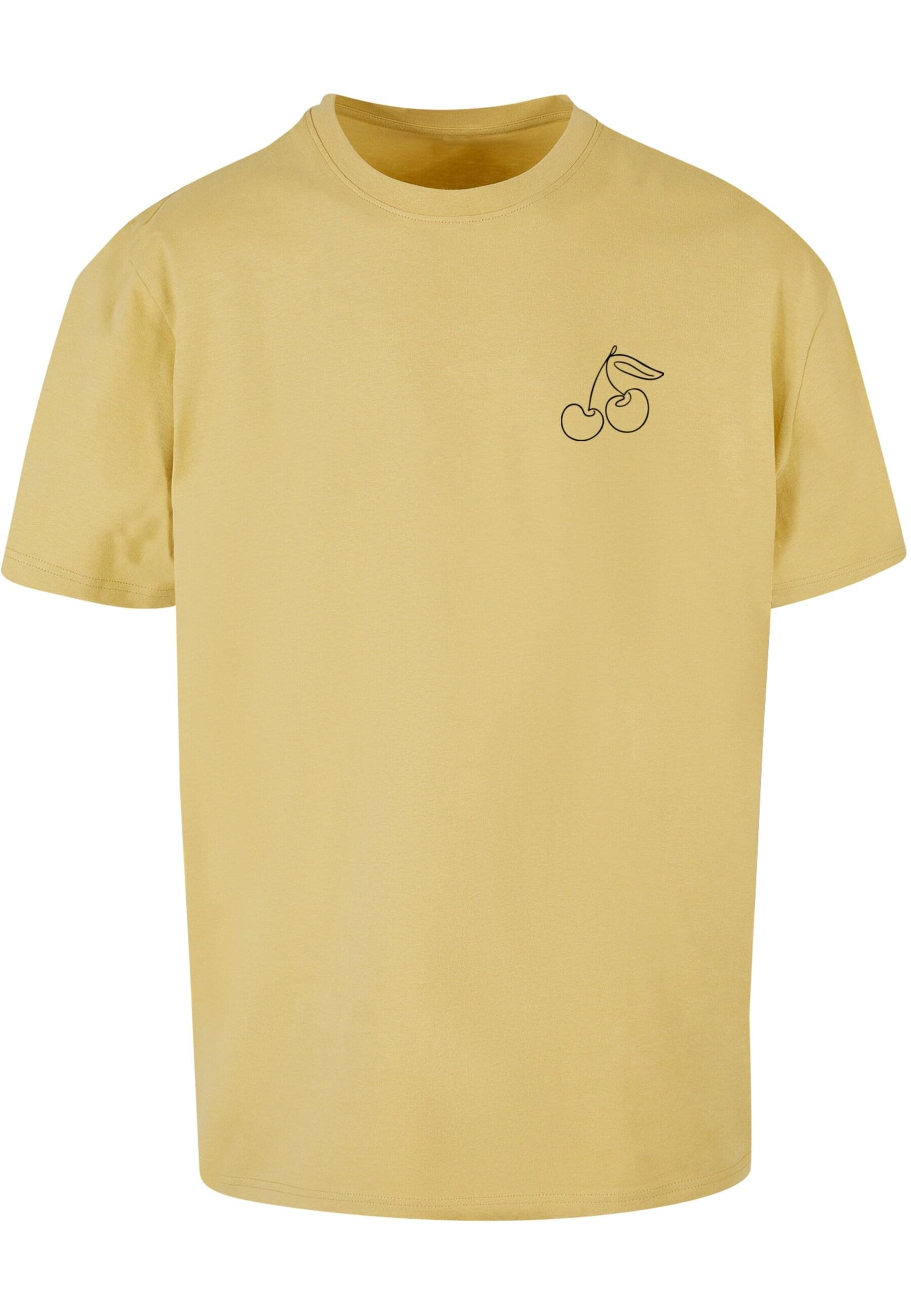 Merchcode Shirt 'Cherry' in Yellow: front