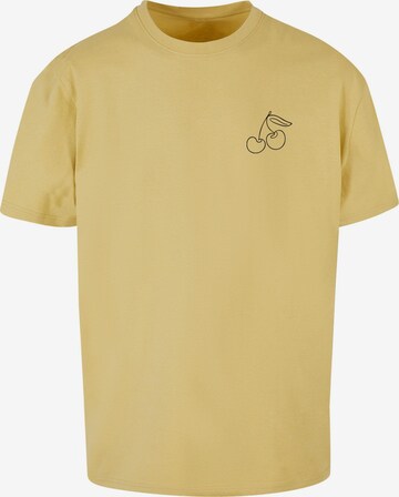 Merchcode T-Shirt 'Cherry' in Gelb: predná strana