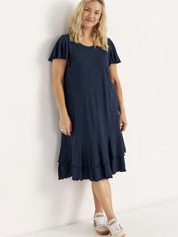 Cellbes of Sweden Jurk in Blauw: voorkant