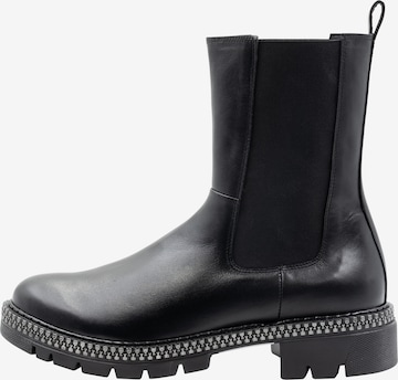 DreiMaster Vintage Chelsea Boots in Black: front