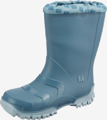 ELEFANTEN Rubber Boots in Blue: front