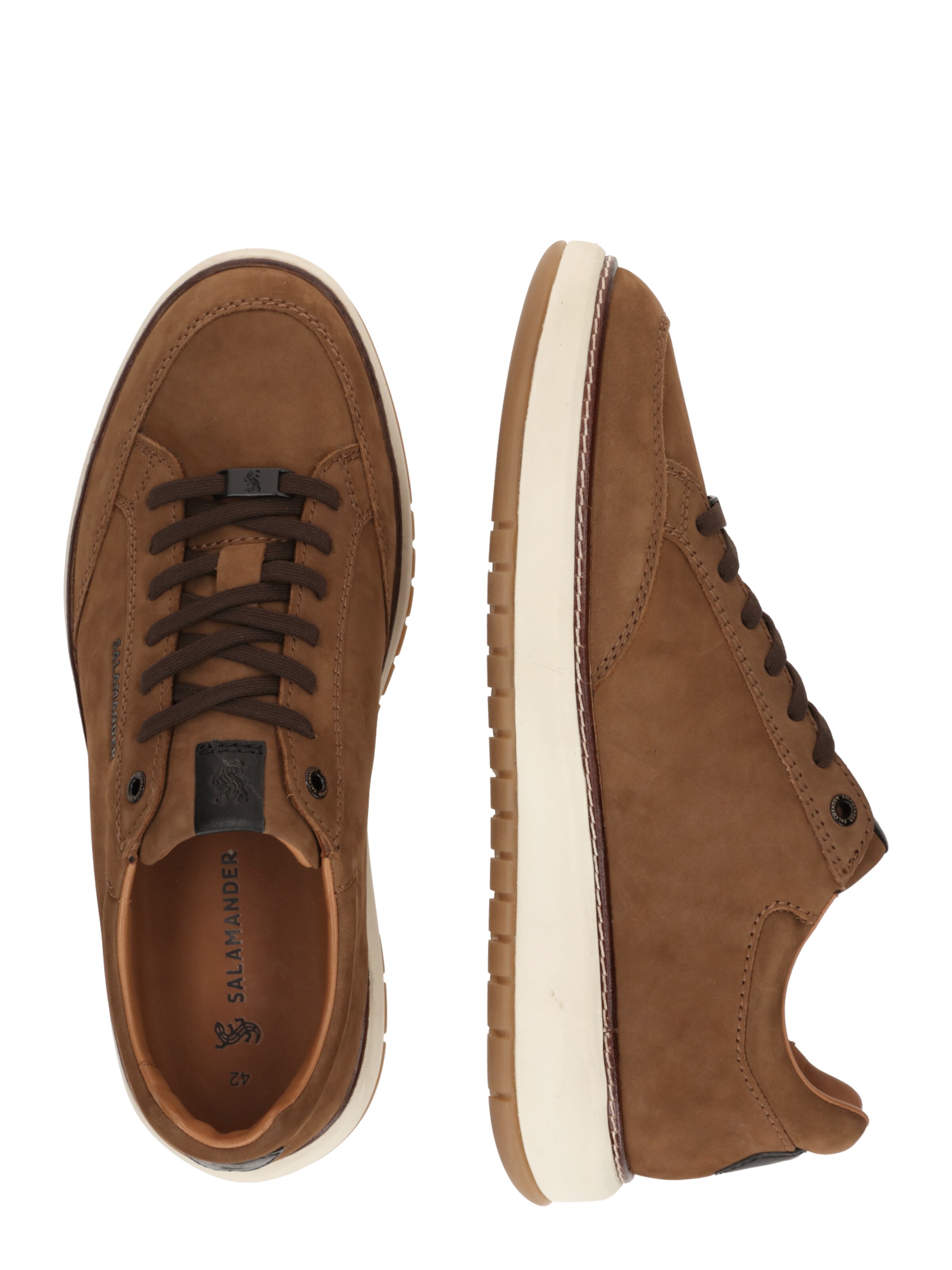 SALAMANDERNiske tenisice - smeđa boja