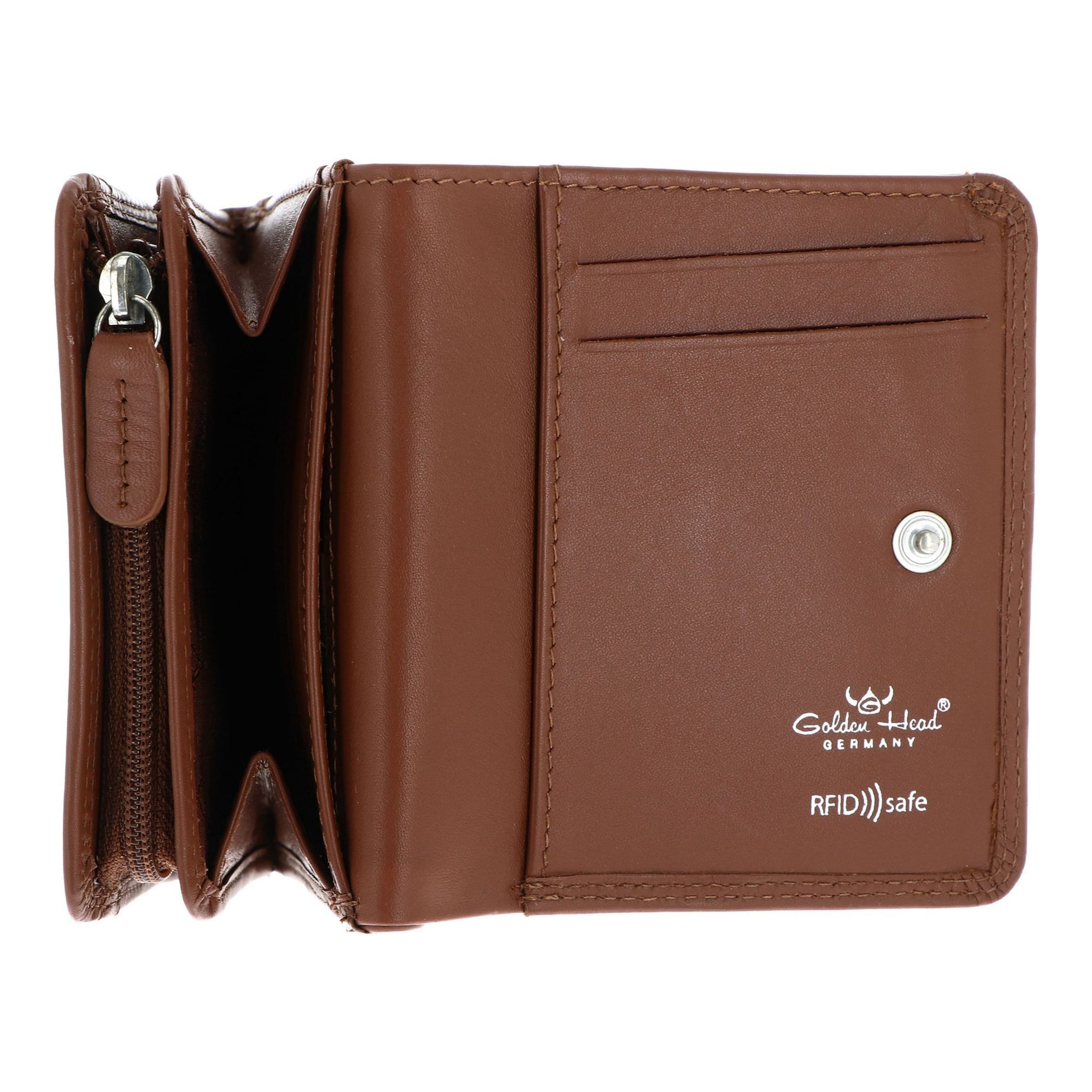 Porte-monnaies 'Polo' GOLDEN HEAD en marron
