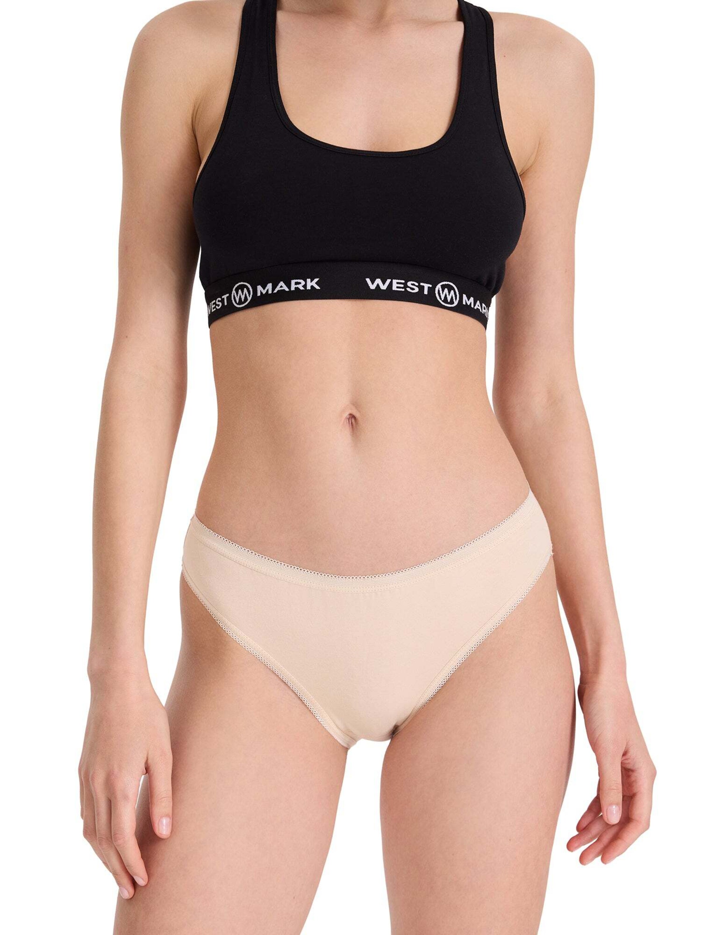 Slip 'OLIVIA' di WESTMARK LONDON in beige: frontale