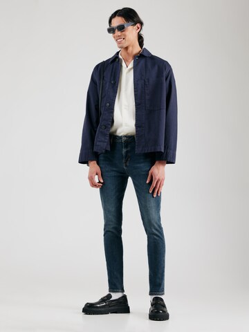 Skinny Jean Superdry en bleu