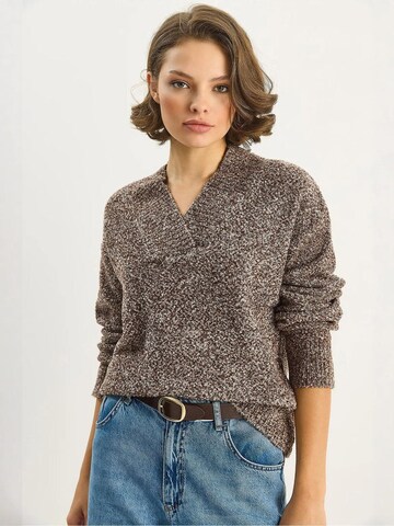 Bianco LucciPulover 'Pullover' - smeđa boja