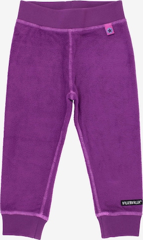 Villervalla Hose 'Basic' in Lila: Vorderseite