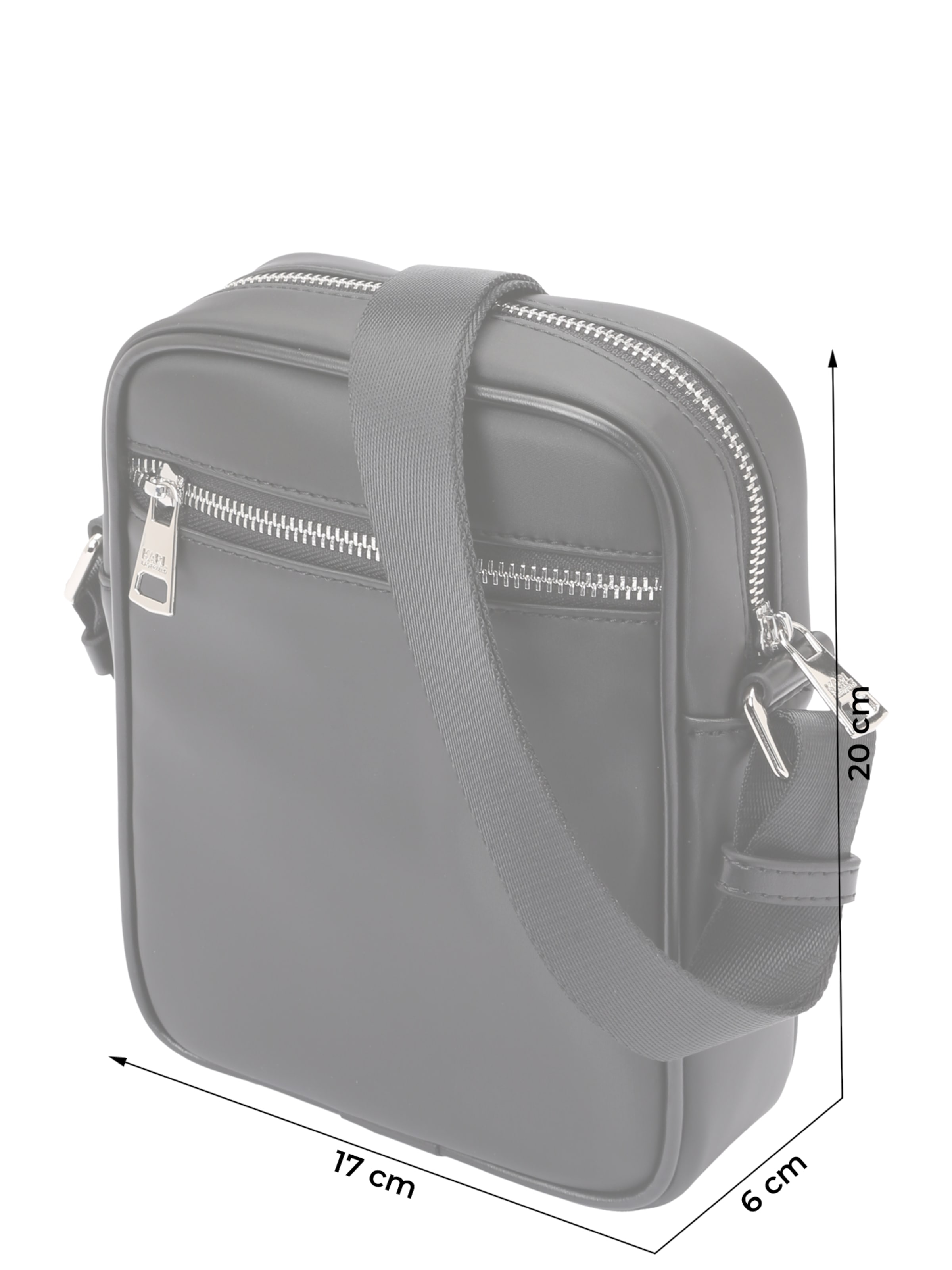 Karl Lagerfeld Olkalaukku värissä musta: etupuoli