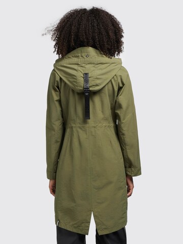 Parka di mezza stagione di khujo in verde