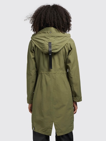 Parka di mezza stagione di khujo in verde