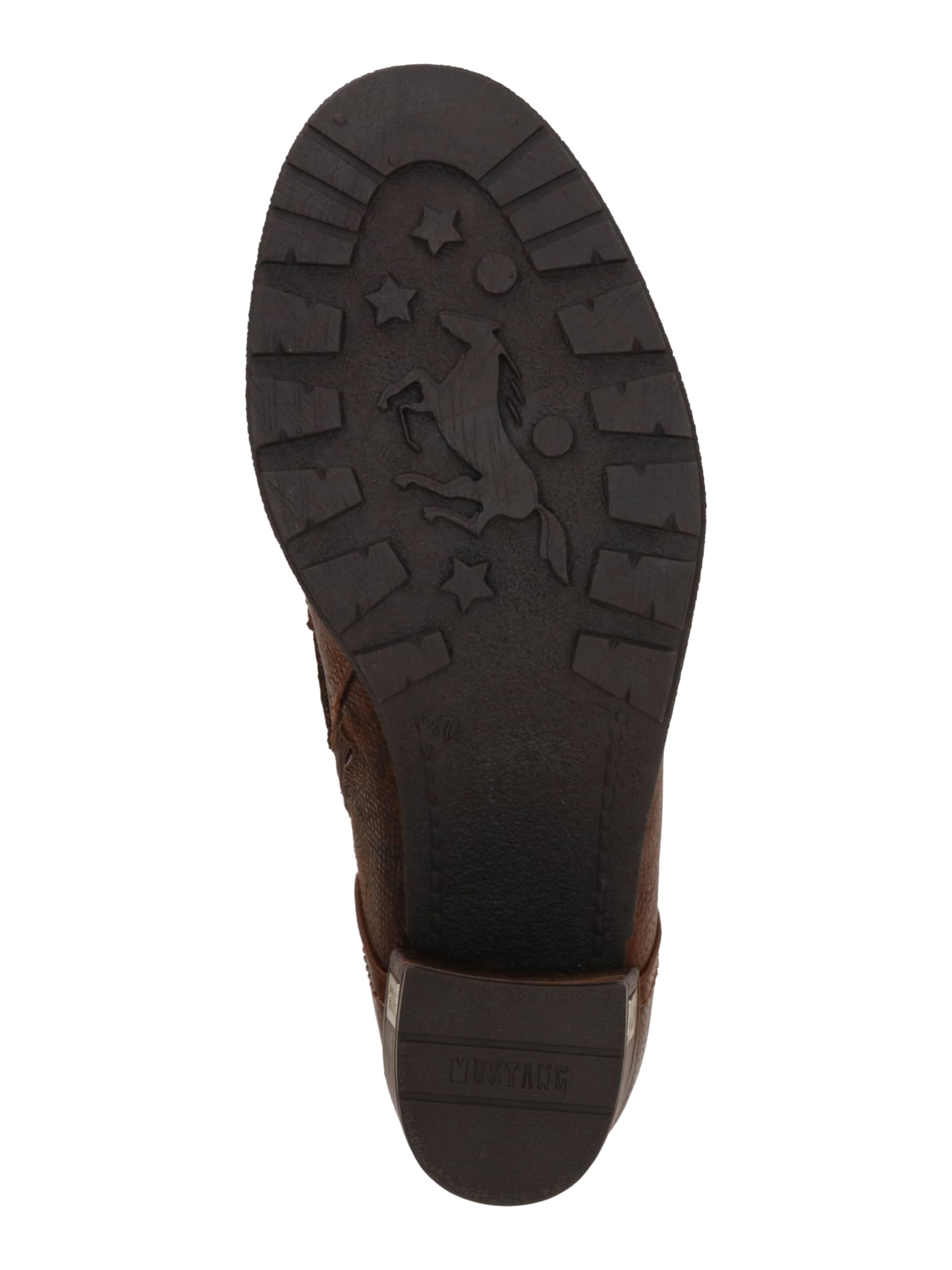 Ghete cu șireturi de la MUSTANG pe maro