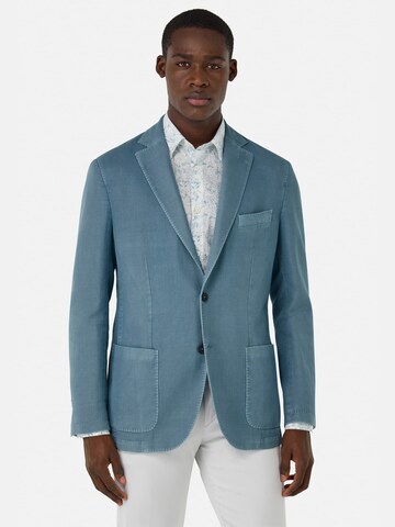 Boggi Milano Regular Fit Sakko in Blau: Vorderseite