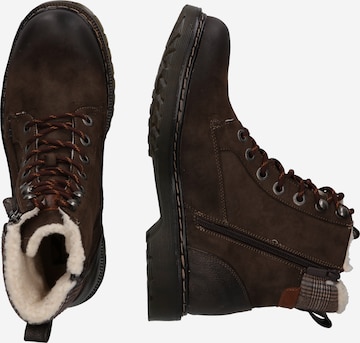 MUSTANG Lace-Up Boots in Brown