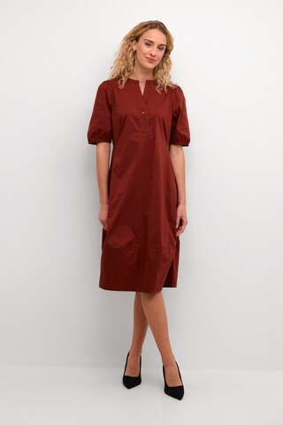CULTURE Kleid 'Antoinett' in Braun