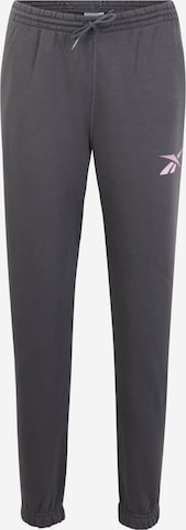 Reebok Sport Спортен панталон 'Vector' в сиво: отпред