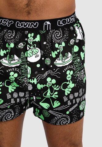Lousy Livin Boxershorts 'Outer Weedy' in Grün