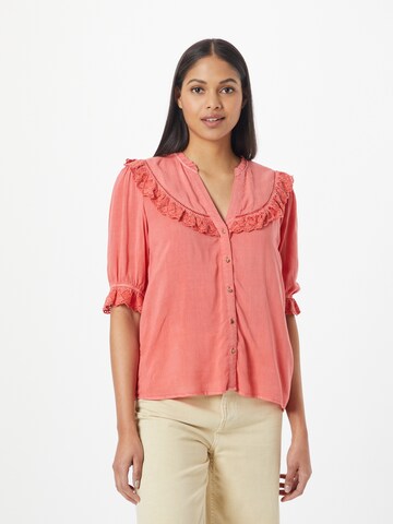 BONOBO - Blusa em rosa: frente