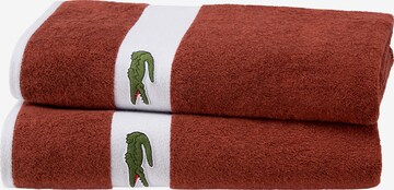 LACOSTE Shower Towel in Brown