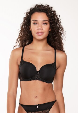 Invisible Soutien-gorge LingaDore en noir : devant