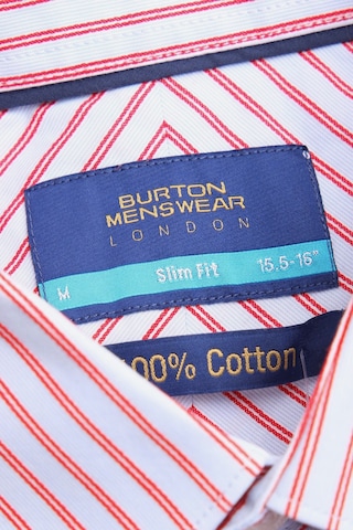 BURTON MENSWEAR LONDON Button Up Shirt in M in Blue