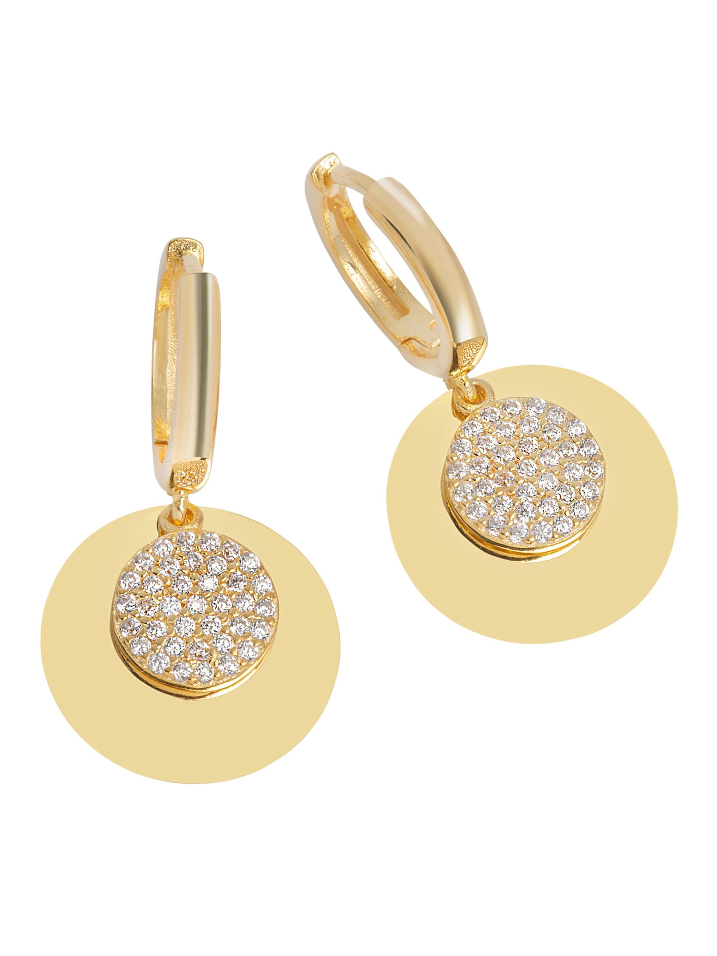 Dkeniz Earrings in Yellow: front