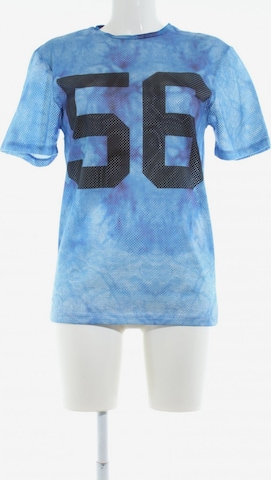 Cedar Wood State Oversized Shirt in XS in Blue: front