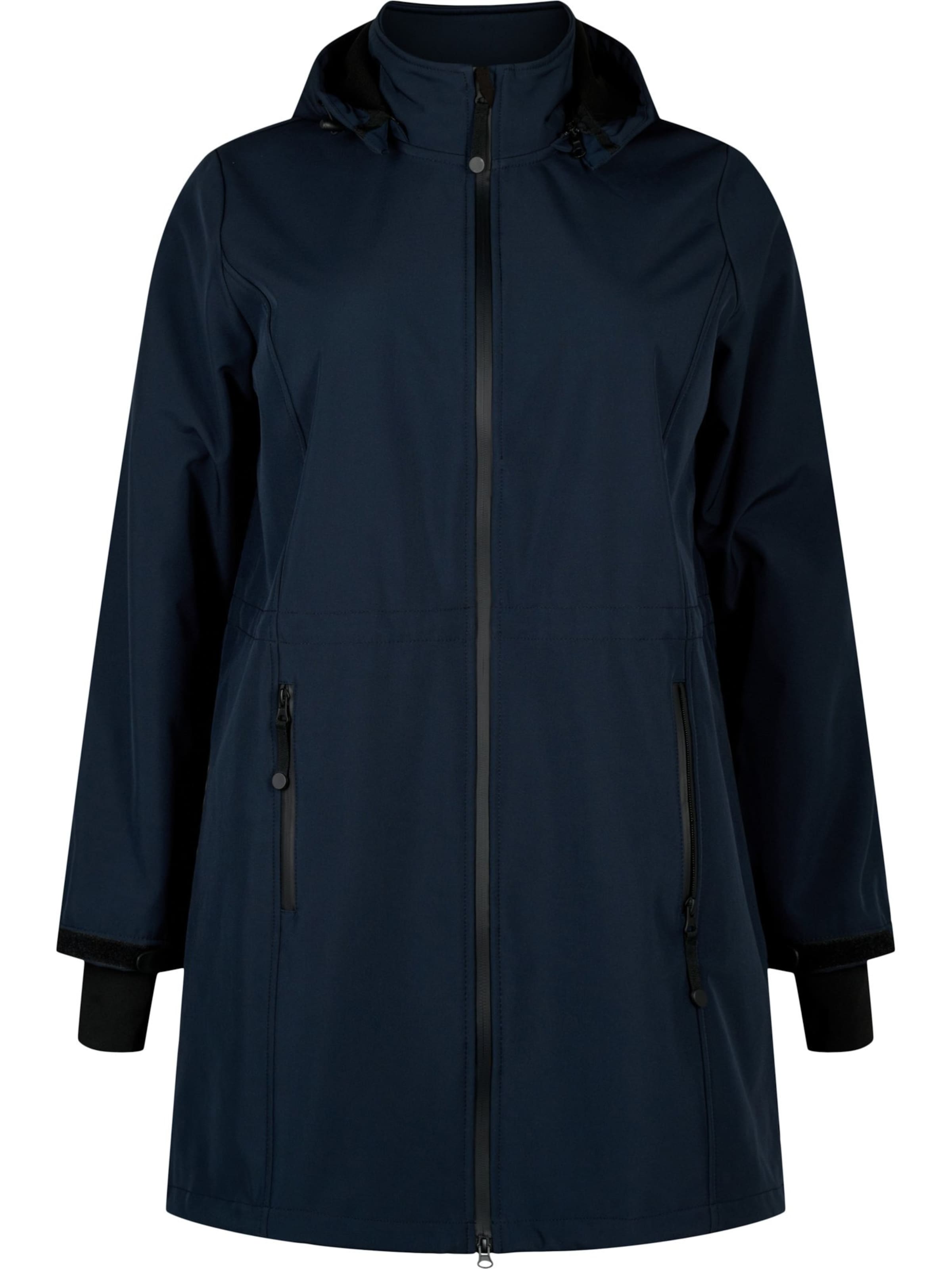 Zizzi Funkčná bunda - Modrá: predná strana