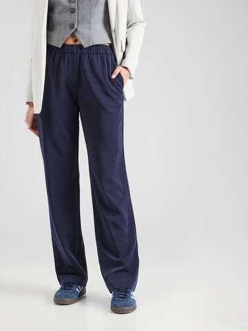 Samsøe Samsøe Loose fit Trousers 'Hoys' in Blue: front