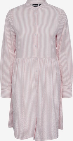 Robe-chemise 'SALLY' PIECES en rose : devant