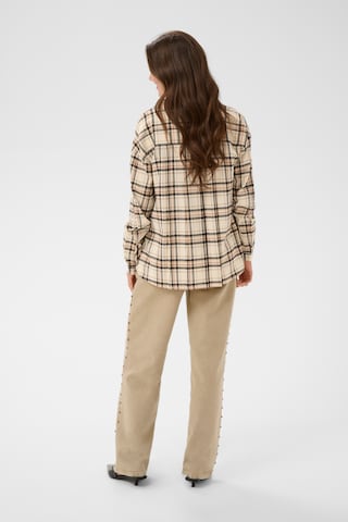Cream - Blusa 'Uma' en beige