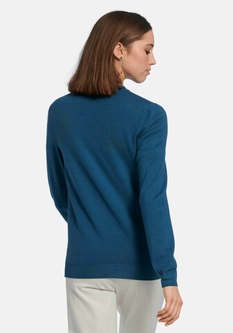 Peter Hahn Knit Cardigan in Blue