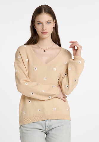 DreiMaster Vintage Sweater 'Idem' in Beige: front