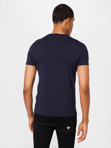 GUESS - Camiseta en azul