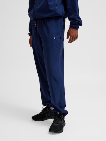 Hummel Regular Sportbroek in Blauw