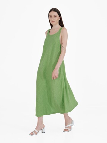 Haris Cotton Dress in Green
