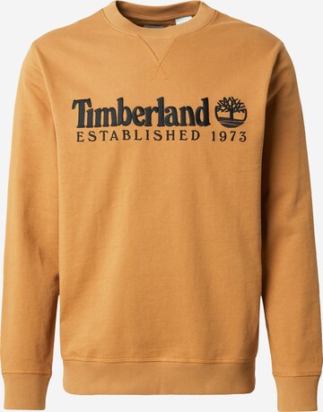 TIMBERLAND - Sudadera en marrón: frente