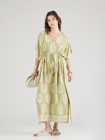 YAS Beach dress 'TAN' in Green
