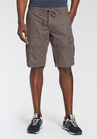 Man's World Regular Cargo Pants in Brown: front