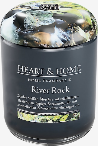 HEART & HOME Duftkerze 'Schutzengel' , 340 g in Schwarz: front