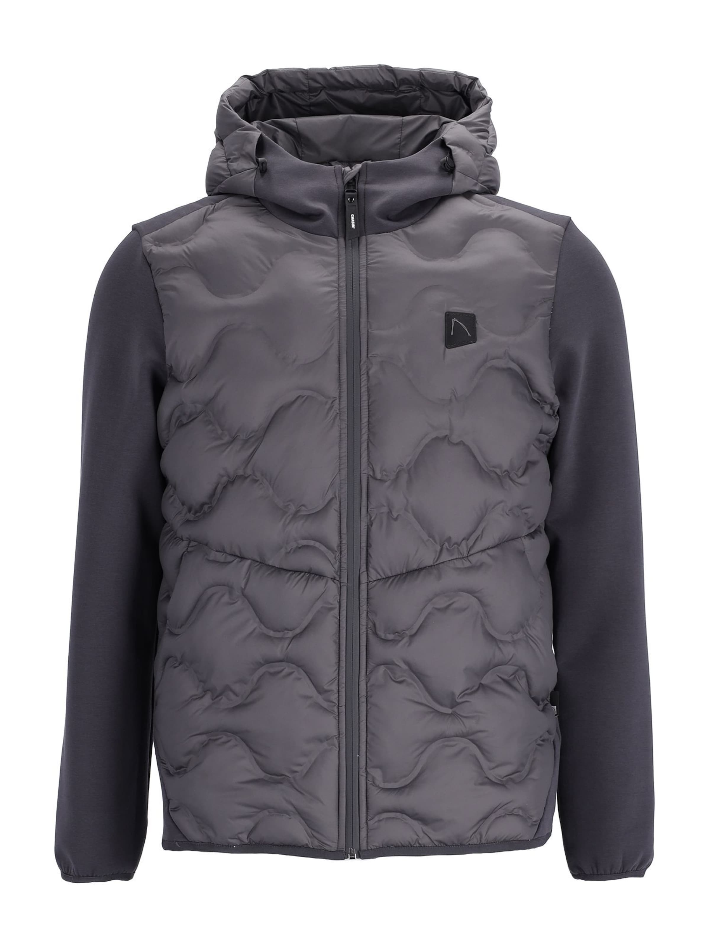 CHASIN' Outdoorjacke 'Theo Hybrid' in Grau: Vorderseite
