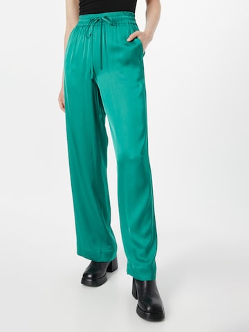 minimum Loosefit Broek 'Dorola' in Groen: voorkant