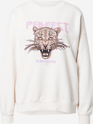 SISTERS POINT Sweatshirt 'PAMA' in White: front